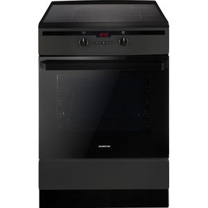 Inventum VFI6042ZWA - Vrijstaand inductie fornuis - Elektrische oven - 4 kookzones - 60 cm - 65 liter - Zwart