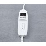 Tomado TEB1802G - Elektrische bovendeken – Omslagdeken - 180 x 130 cm – Grijs