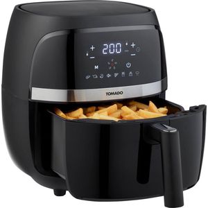 Tomado TAF3202B - Airfryer - Heteluchtfriteuse - 3,2 liter inhoud – 8 automatische programma’s - Digitaal display - 500 gr friet – Zwart