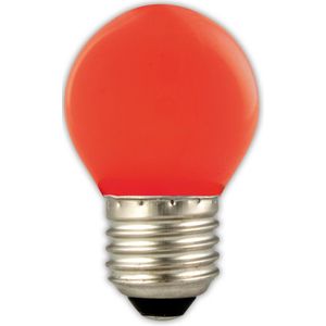 Kogellamp LED rood 1W (vervangt 5W) grote fitting E27