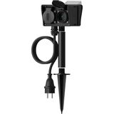 Buitencontactdoos - Spatwaterdicht - 2 Stopcontacten - 1.4 Meter Kabel