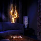 Calex Giant Pendel set Antiek - Brons - E40 Fitting - Ø120mm - 2m snoer