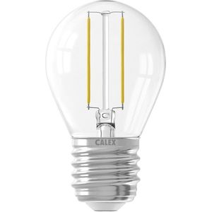 Calex | LED filament | Grote fitting E27 | Kogellamp | Helder | 45mm | 2W