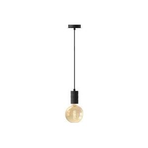 Pendel Hanglamp - Zwart - Metalen - E27 Fitting - Verstelbare Ringen