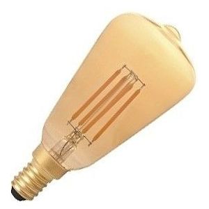 Calex Rustieke lamp LED filament goud 4W (vervangt 32W) E14