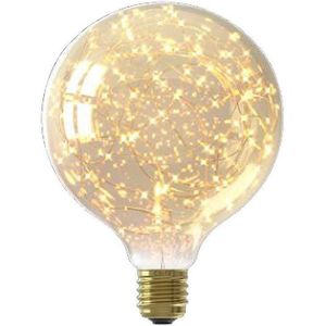 Calex Stars Globe G125 LED Lamp - E27 - 1.5W - 50 Lumen - 3000K - Goud Finish