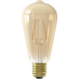 Calex LED Full Glass Filament Rustic Lamp 2W - 130lm - E27  Gold 2100K