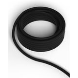 Calex - Textiel Omwikkelde Kabel - Zwart - 1,5 Meter - 2x0,75mm²