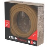 Calex - Strijkijzersnoer - 3 Meter - Textiel - 250 Volt - 60 Watt