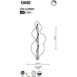 Calex Alicante LED Lamp Ø125 - E27 - 60 Lumen - Goud