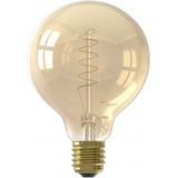 Calex Globe Led Lamp Glassfiber 4W dimbaar Ø95mm - Goud