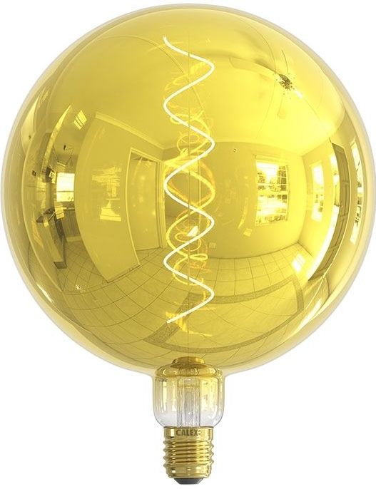Calex - Filament LED Lamp Kalmar XXL - Metallic Gold - Ø200 mm - 4W