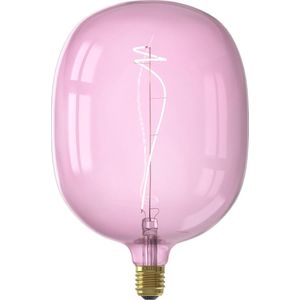 CALEX Colors Avesta - Roze - Led lamp - Ø170mm - Dimbaar - 4W 2000K 150lm - E27 Fitting - Energielabel G