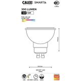 Calex - Slimme Lamp - Wifi LED - GU10 - Dimbaar - RGB en Warm Wit - 4.9W