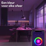 Calex - Slimme Lamp - Wifi LED Verlichting - Dimbaar - RGB en Warm Wit - 9,4W