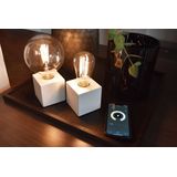 Calex - Slimme Lamp - Wifi LED Filament - Globe 12,5cm - E27 - Dimbaar - Warm Wit