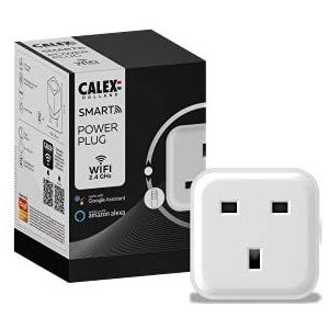 CALEX Smart Powerplug UK plus 13A, 1 Maat, Wit