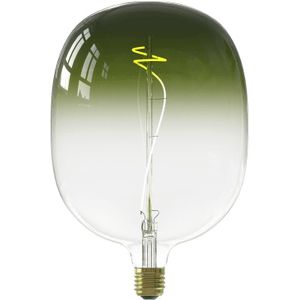 CALEX Colors Ledlamp, Avesta, groen, lichtbron, E27, elegante decoratieve verlichting, 5 W, gloeilamp, warmwit licht, dimbaar, groen