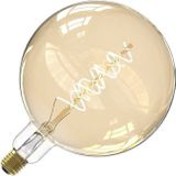 Calex Slimme LED Lamp XXL - Decoratief Filament WiFi Verlichting - 20cm - E27 - Smart Lichtbron - Goud - Dimbaar - Warm Wit licht - 5W