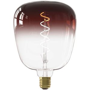 Calex Kiruna Colors Marron - E27 LED Lamp - Filament Lichtbron Dimbaar - 5W - Warm Wit Licht