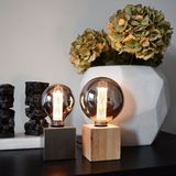 Calex Crown Series LED Lamp - E27 - G125 Lichtbron Titanium - 3.5W - Dimbaar