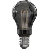 CALEX LED Lamp - E27 - Filament Bulb - 3,5W Vintage Lichtbron - Dimbaar - A60 Gloeilamp Titanium - Warm Wit licht
