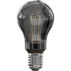CALEX Ledlamp, E27, gloeilamp, 3,5 W, vintage lichtbron, dimbaar, A60 titanium lamp, warm wit licht