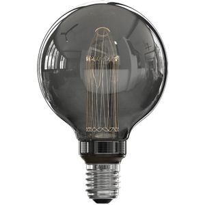Calex Crown Series LED Lamp - E27 - G95 Lichtbron Titanium - 3.5W - Dimbaar