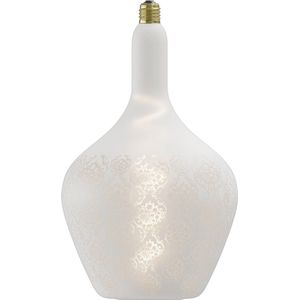 CALEX Versailles Blanc Baroque - Wit - Led lamp - Ø215mm - Dimbaar - E27 Fitting - 5W 1800K 150lm - Energielabel B