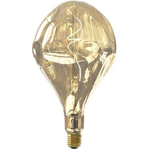 Calex Organic EVO XXL Champagne - E27 LED Lamp - Filament Lichtbron Dimbaar - 6W - Warm Wit Licht