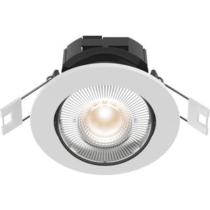 Calex Slimme Inbouwspot - Smart LED Downlight Dimbaar - Kantelbaar - Warm Wit Licht - Wit