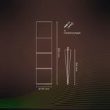 Calex - Smart Outdoor LED - Grondspot - RGB en Warm Wit Licht - Zwart