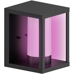 Calex Smart Outdoor LED Buitenlamp - Slimme Wandlamp - RGB en Warm Wit Licht - 4W - Zwart