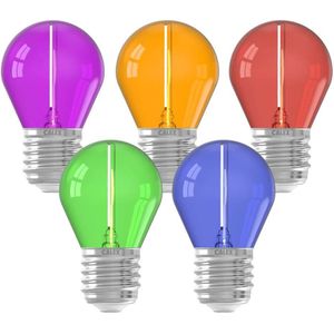 LED lampen voor prikkabel | Calex (5 stuks, Gekleurd)
