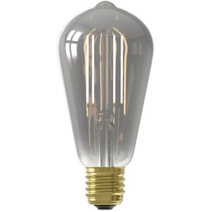 Calex Slimme Ledlamp - St64 Titanium E27 7w Cct