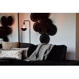 Calex Boden Kopspiegel Zwart - E27 LED Lamp - Filament Lichtbron Dimbaar - 6W - Warm Wit Licht