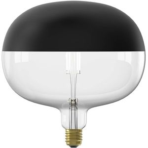 Calex Boden Kopspiegel Zwart - E27 LED Lamp - Filament Lichtbron Dimbaar - 6W - Warm Wit Licht