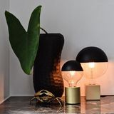 Calex Kalmar Kopspiegel Zwart - E27 LED Lamp - Filament Lichtbron Dimbaar - 6W - Warm Wit Licht