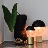 Calex G125 Kopspiegel Zwart - E27 LED Lamp - Filament Lichtbron Dimbaar - 4W - Warm Wit Licht