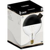 Calex G125 Kopspiegel Zwart - E27 LED Lamp - Filament Lichtbron Dimbaar - 4W - Warm Wit Licht