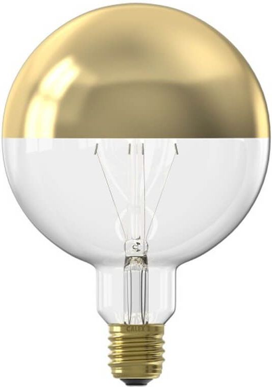 Calex Globe Top Mirror Kopspiegellamp - E27 - 200 Lumen – Goud