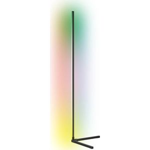 Calex - Slimme LED Vloerlamp - Wifi Hoeklamp - Dimbaar RGB en Wit Licht - App en Afstandsbediening