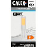 Calex - LED G9 - Frosted Glas - 2W - Niet Dimbaar