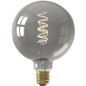 3x Calex LED lamp E27 | Globe G125 | Titanium | 1800K | Dimbaar | 4W (15W)