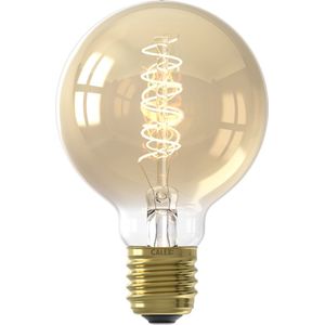 6x Calex LED lamp E27 | Globe G80 | Filament | Goud | 2100K | Dimbaar | 3.8W (25W)