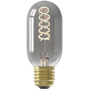 6x Calex LED lamp E27 | Buis T45 | Titanium | 1800K | Dimbaar | 4W (15W)