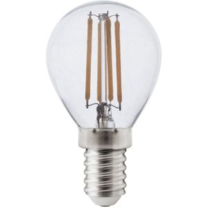 5x Calex LED lamp E14 | Kogel P45 | Filament | Helder | 2700K | Dimbaar | 4.5W (40W)