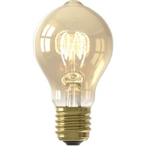 6x Calex LED lamp E27 | Peer A60 | Filament | Goud | 2100K | Dimbaar | 3.8W (25W)