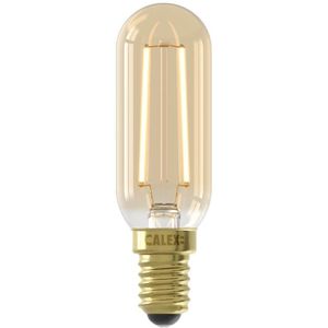 6x Calex LED lamp E14 | Buis T25 | Filament | Goud | 2100K | Dimbaar | 3.5W (25W)