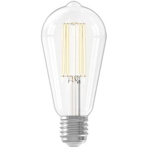 6x Calex LED lamp E27 | Edison ST64 | Filament | Helder | 2300K | Dimbaar | 4.5W (40W)